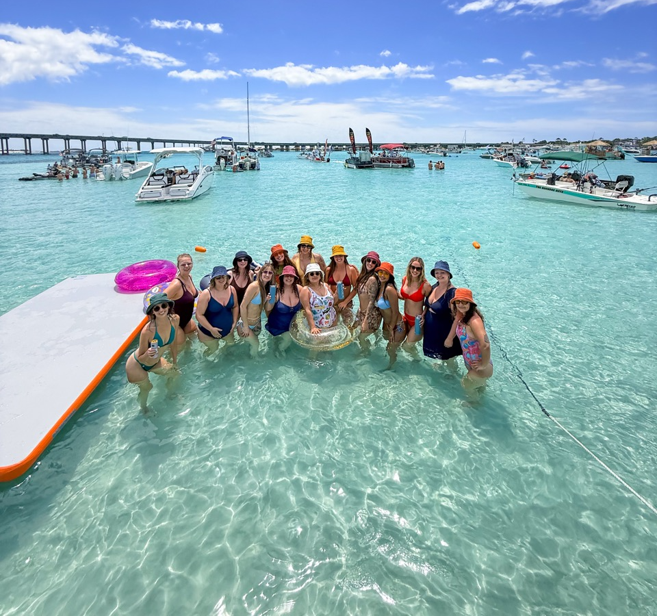 How deep is the water at Crab Island Infographic